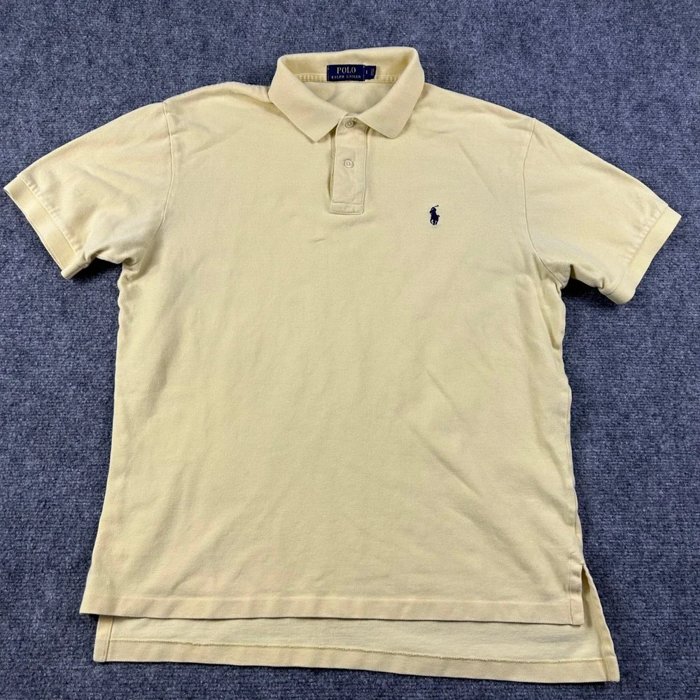 Polo Ralph Lauren Polo Shirts Mens L Multicolor Bundle Short Sleeve Cotton Pique